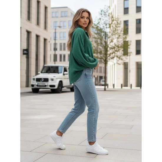 Sieviešu muslīna zaļš krekls Musline Sieviešu krekli