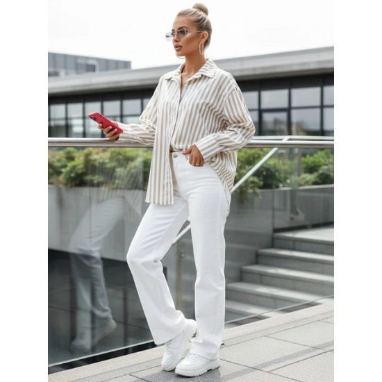 Sieviešu lielizmēra brūns krekls Mona Sieviešu krekli