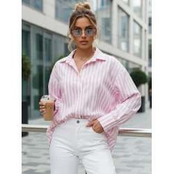 Sieviešu lielizmēra rozā krekls Mona 