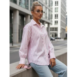 Sieviešu lielizmēra rozā krekls Mona 