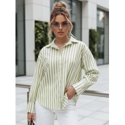 Sieviešu lielizmēra zaļš krekls Mona 