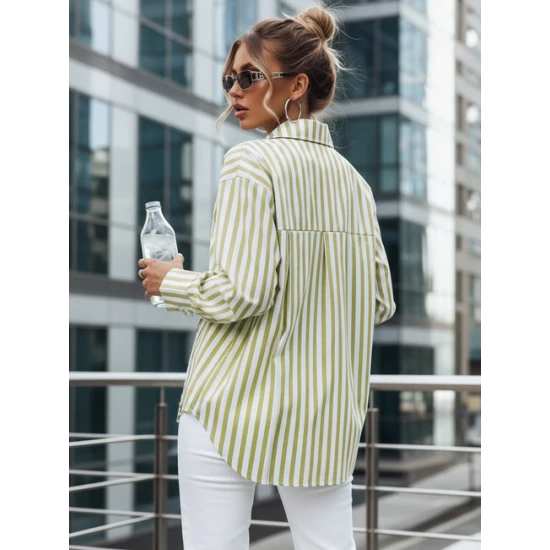 Sieviešu lielizmēra zaļš krekls Mona Sieviešu krekli