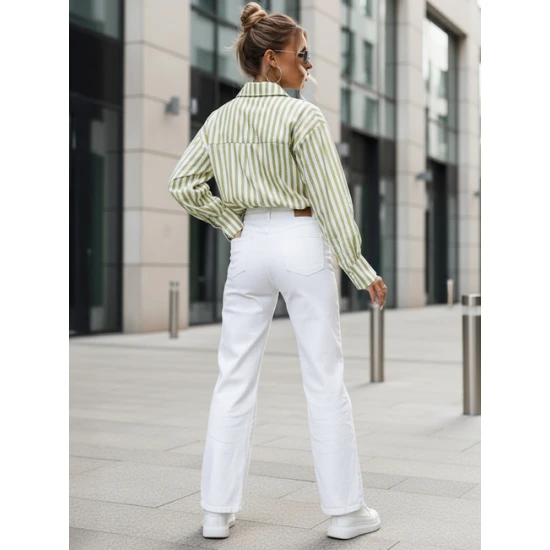 Sieviešu lielizmēra zaļš krekls Mona Sieviešu krekli