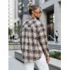 Sieviešu brūns rūtains rūtains krekls Monit Sieviešu krekli