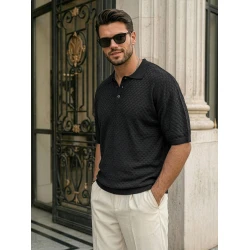 Vīriešu melni polo krekli Style
