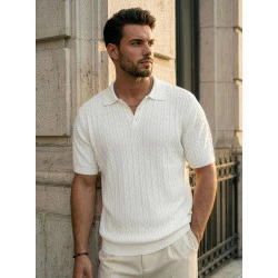 Vīriešu baltas polo krekli Style