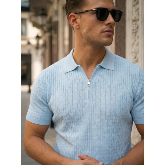 Vīriešu zilas polo krekli Fast POLO T-krekls