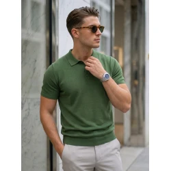 Vīriešu zaļie polo krekli Vibe