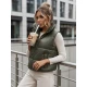 Sieviešu zaļā divpusējā veste Puff Sieviešu vestes