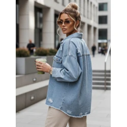 Sieviešu zila džinsa jaka Tona