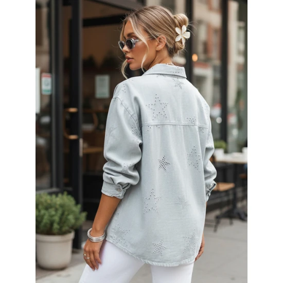 Shine pārejas pelēka jaka Sieviešu jakas