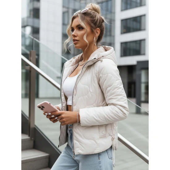 Sieviešu balta jaka Flafi Sieviešu vestes