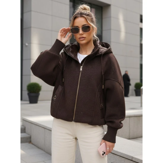 Sieviešu brūna pārejas jaka Angel Sieviešu jakas