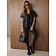 Sunny Women's Black Leather Vest