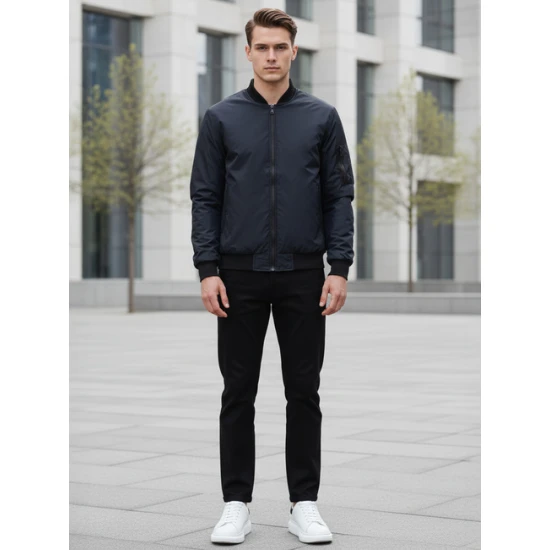 Vīriešu tumši zila jaka Route AK95