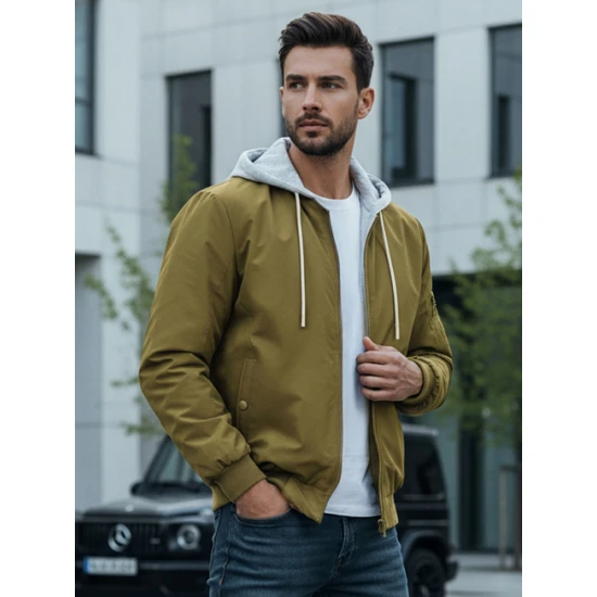 Vīriešu zaļa bumbierjaka Edmin TX5022