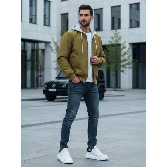 Vīriešu zaļa bumbierjaka Edmin TX5022