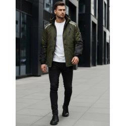 Vīriešu haki krāsas slēpošanas jaka Atlant