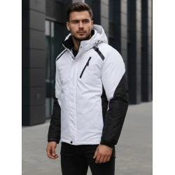 Vīriešu balta slēpošanas jaka Atlant