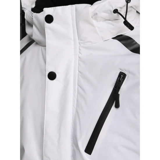 Vīriešu balta slēpošanas jaka Atlant