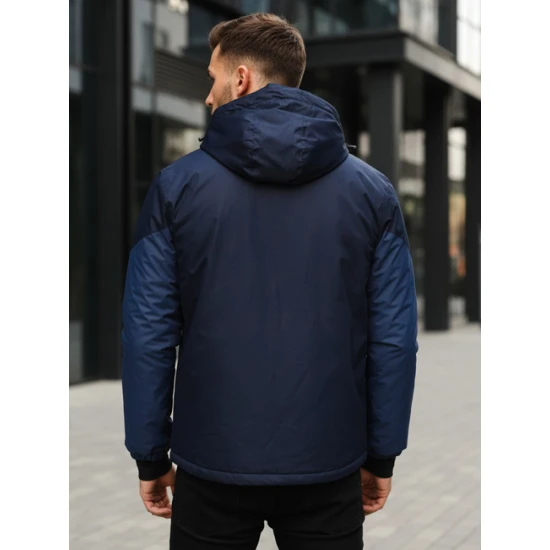 Vīriešu tumši zila slēpošanas jaka Atlant