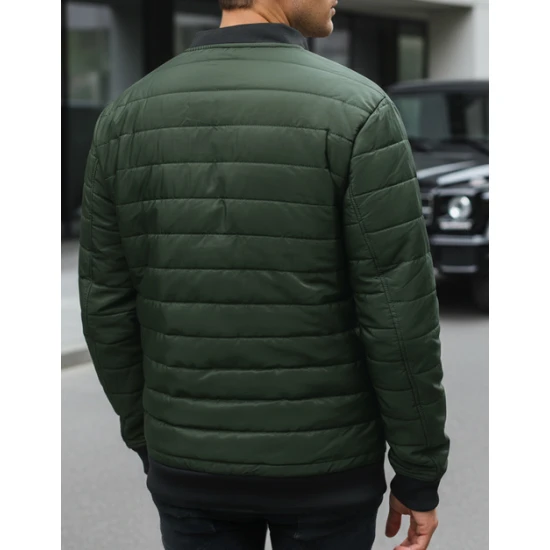 Vīriešu stepēta zaļa jaka Minti JS/MY02Z