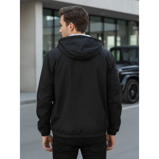 Vīriešu plāna melna jaka Doran JS/5M802/392