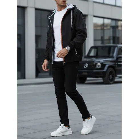 Vīriešu plāna melna jaka Doran JS/5M802/392
