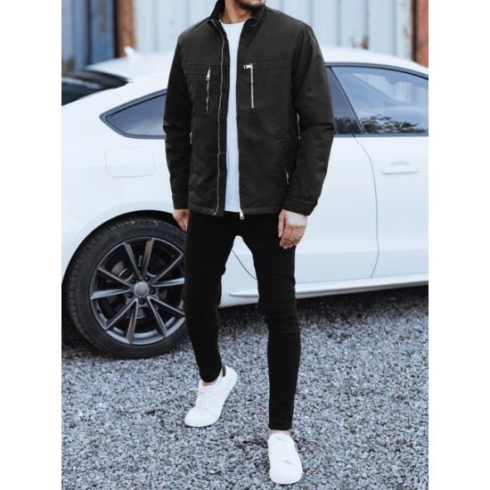 Vīriešu melna jaka Teros Vīriešu jakas un mēteļi