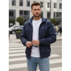 Vīriešu tumši zila divpusēja pārejas jaka Artun