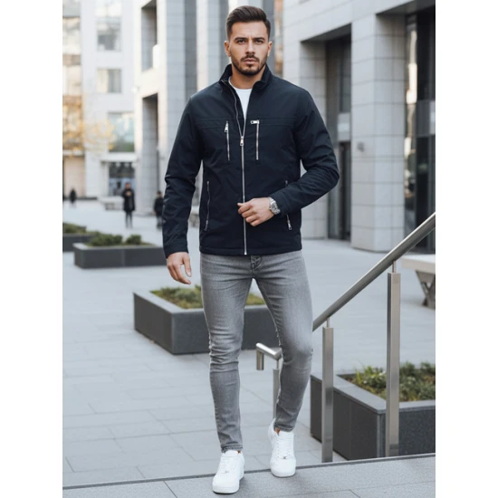 Vīriešu tumši zila jaka Teros Vīriešu jakas un mēteļi