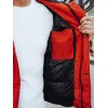 Bomber stila ziemas sarkana vīriešu jaka Lemor JS/201901