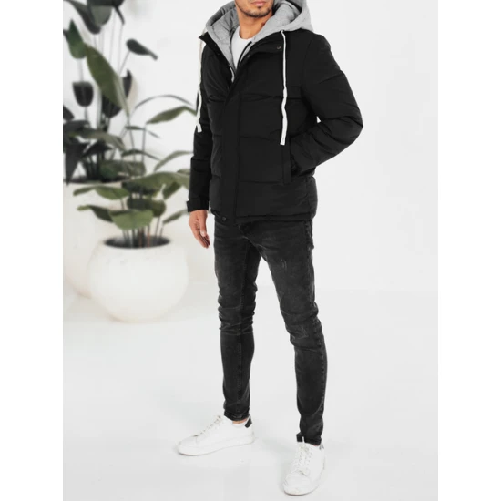 Vīriešu melna ziemas jaka Blaze Ziemas jakas