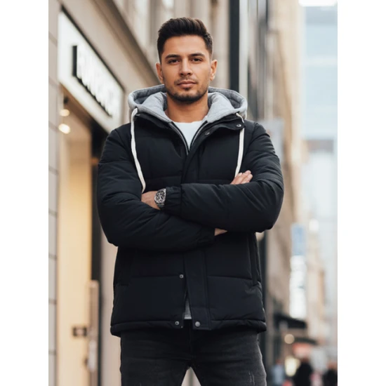 Vīriešu tumši zila ziemas jaka Blaze