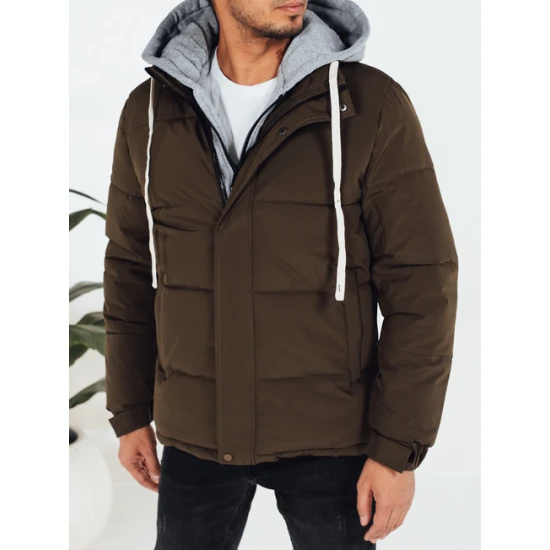 Vīriešu tumši brūna ziemas jaka Blaze