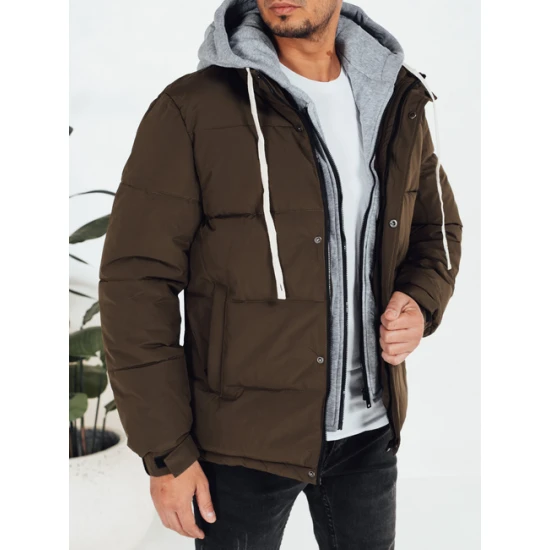 Vīriešu tumši brūna ziemas jaka Blaze