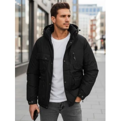 Vīriešu melna jaka Coper