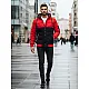 Men's red/black winter jacket Oscar