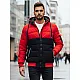 Men's red/black winter jacket Oscar