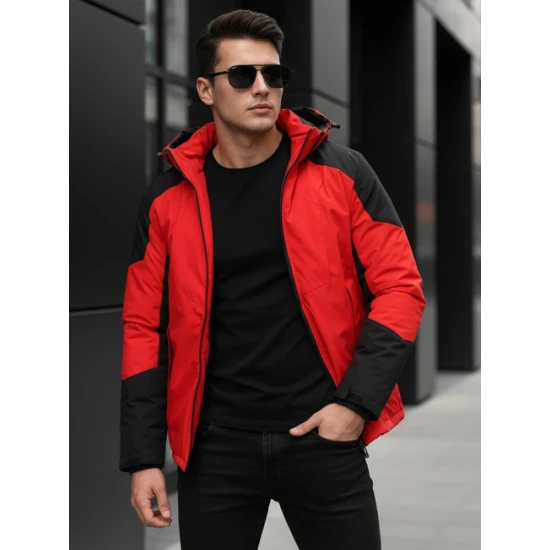 Vīriešu sarkanā slēpošanas jaka Royal