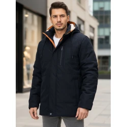 Vīriešu tumši zila ziemas jaka Nordic
