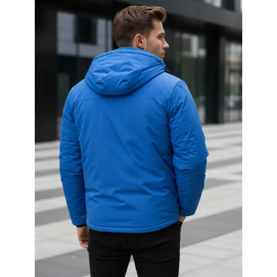 Vīriešu zilā Falcon slēpošanas jaka