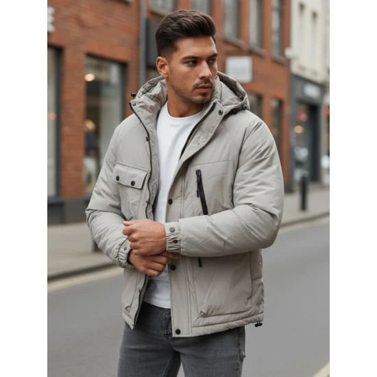 Vīriešu pelēka jaka Coper