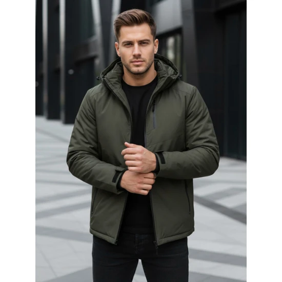 Vīriešu haki krāsas Falcon slēpošanas jaka