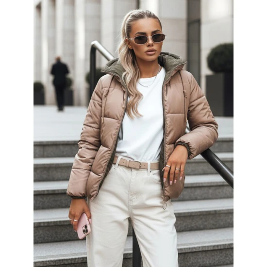 Sieviešu brūna/zaļa divpusējā jaka Victoria Sieviešu jakas