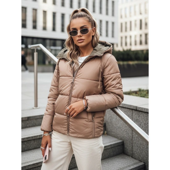 Sieviešu brūna/zaļa divpusējā jaka Victoria Sieviešu jakas