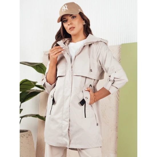 Gaiši pelēka dāmu jaka Moli