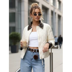 Sieviešu balta jaka Santi