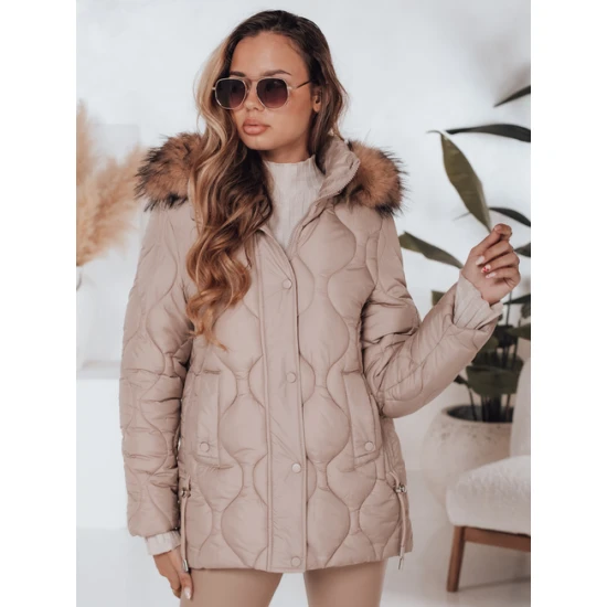 Sieviešu brūna ziemas jaka Lumor