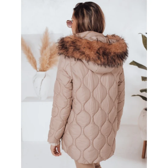 Sieviešu brūna ziemas jaka Lumor